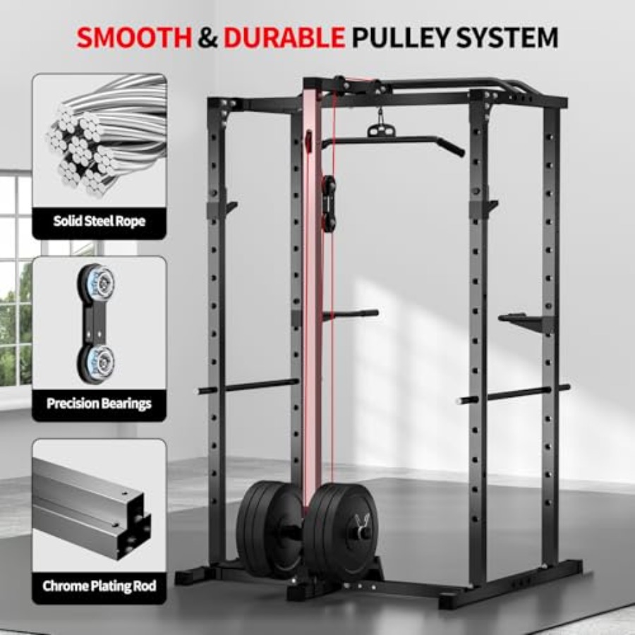 Home gym power rack with LAT p - Home Bar And Gym avis et prix