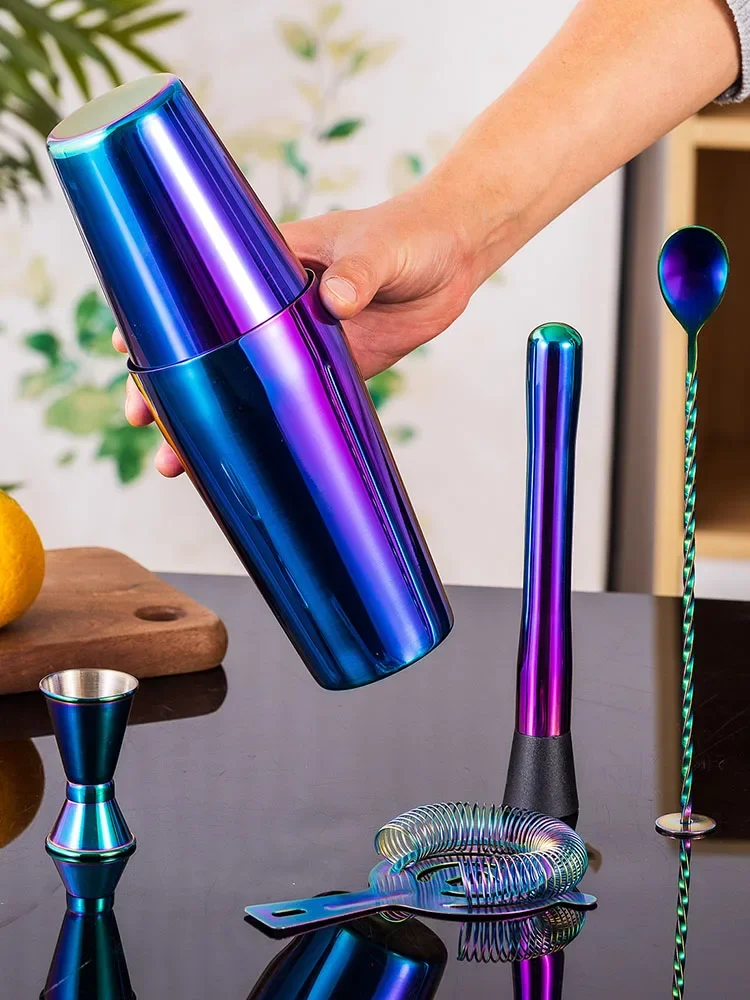 5/7pcs Rainbow Cocktail Shaker - Boston Shaker Set avis et prix