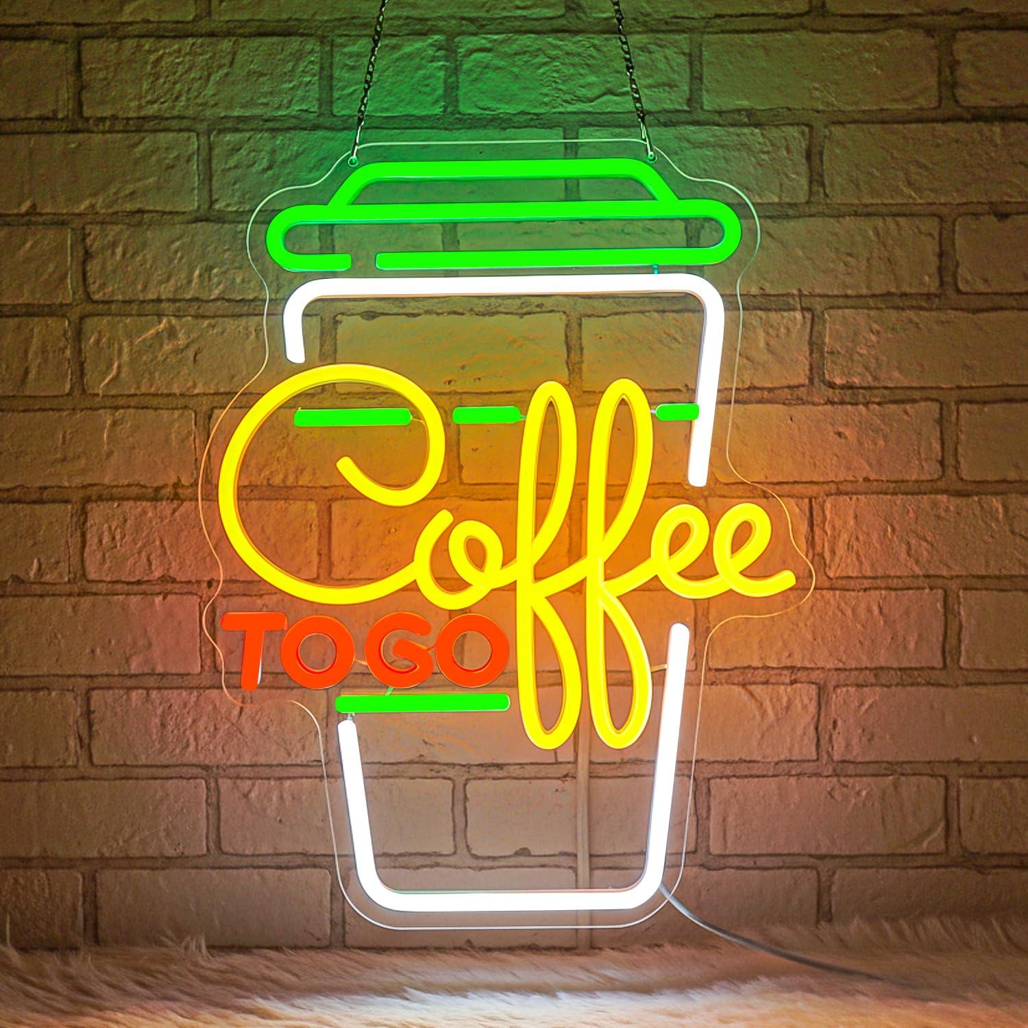 Coffee Neon Sign USB Dimmable  - Home Bar And Restaurant avis et prix