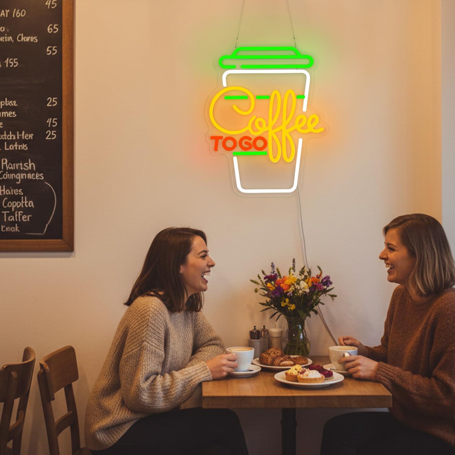 Coffee Neon Sign USB Dimmable  - Home Bar And Restaurant avis et prix