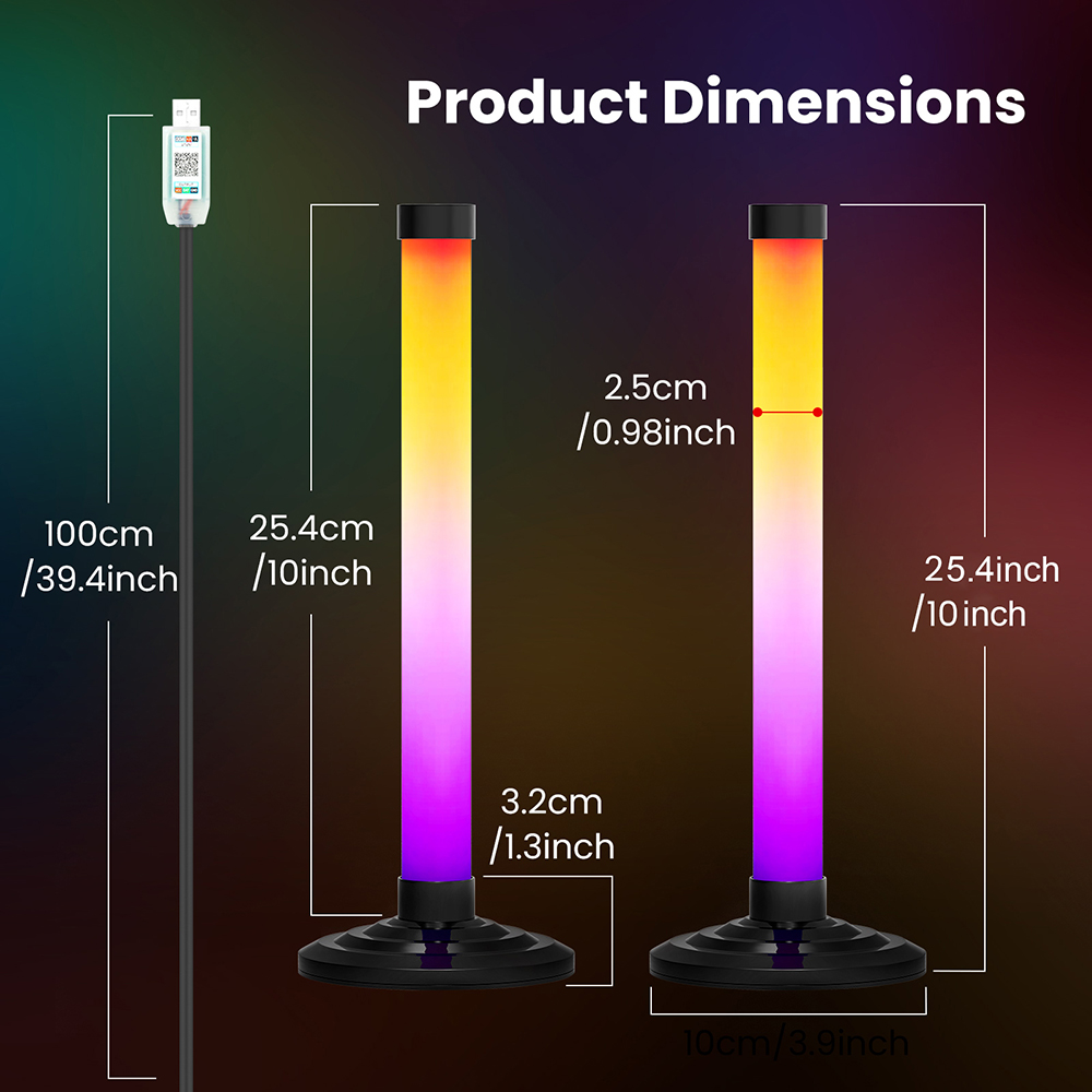 5V Smart LED Corner Floor Lamp - Home Bar And Theater avis et prix