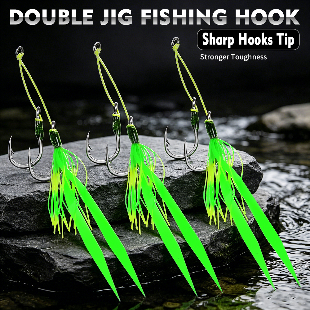 Proberos Large Eye Green Feath - Jigger Double Sided avis et prix