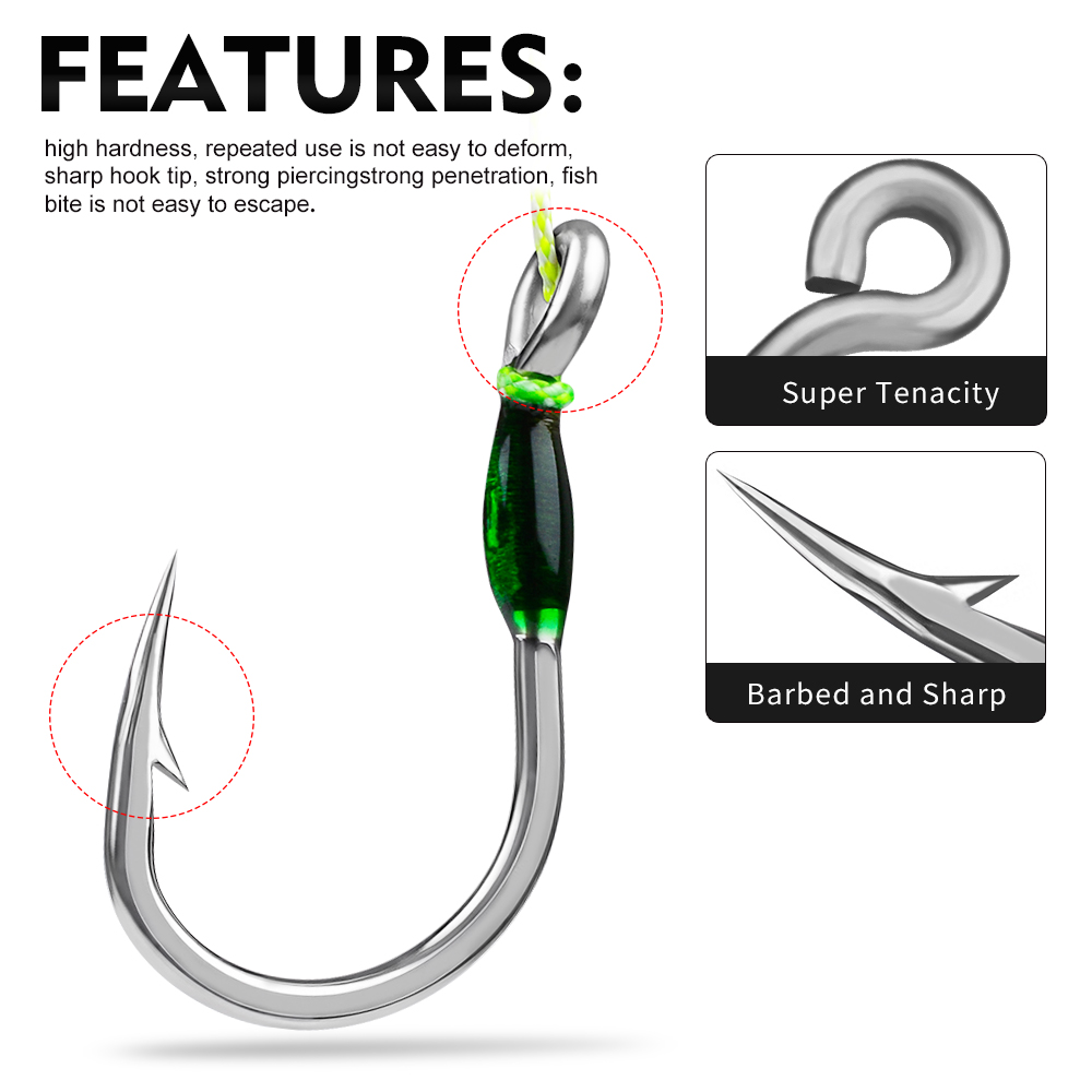Proberos Large Eye Green Feath - Jigger Double Sided avis et prix