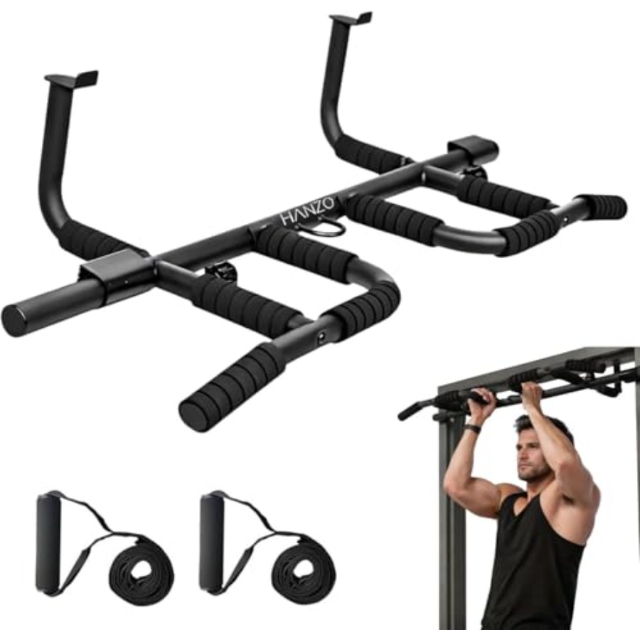 Doorway Pull Up Bar Set with S - Home Bar And Gym avis et prix