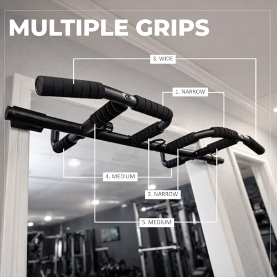 Doorway Pull Up Bar Set with S - Home Bar And Gym avis et prix