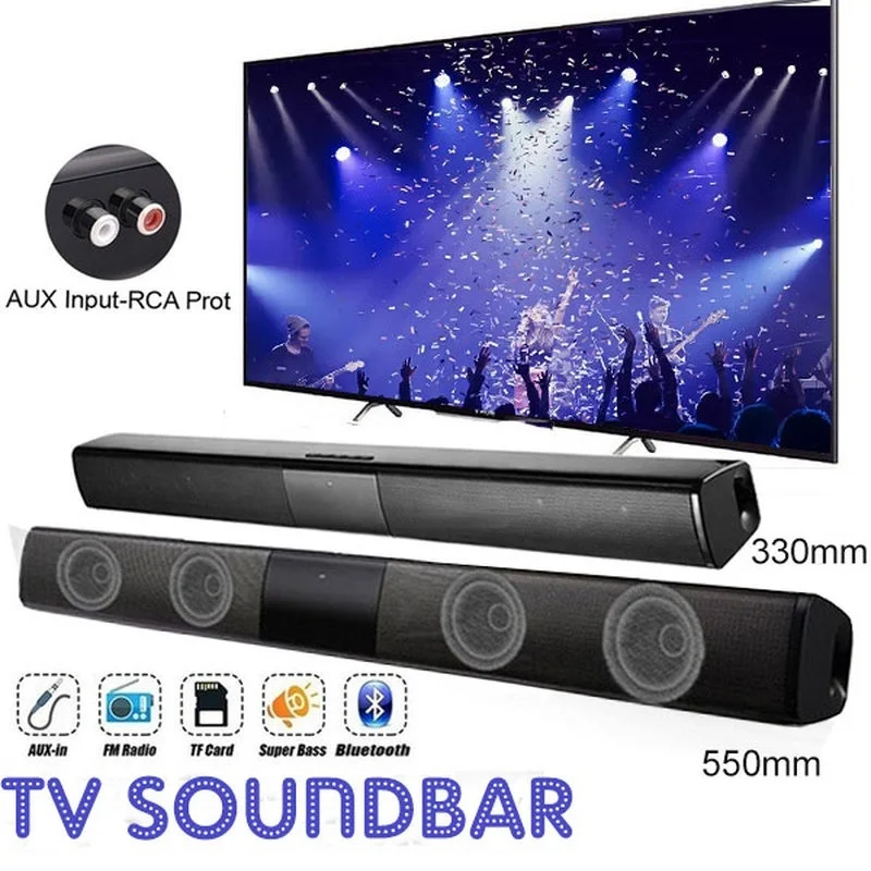 40W High Power Soundbar for TV - Home Bar And Theater avis et prix