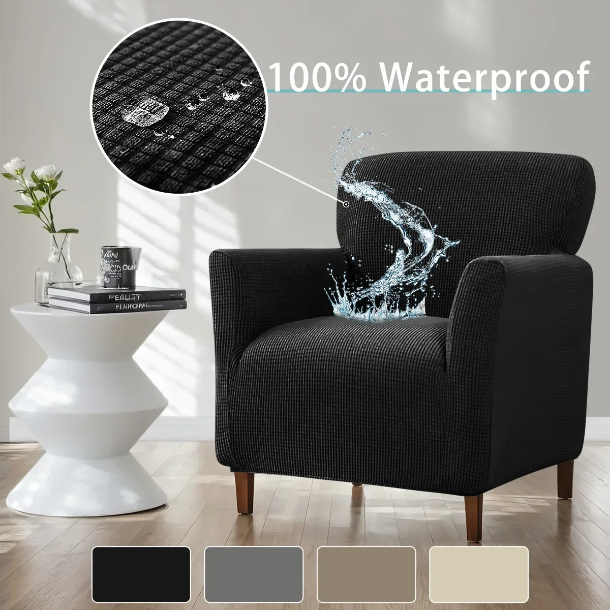 Sretch Elastic Single Sofa Cov - Home Bar Lounge avis et prix