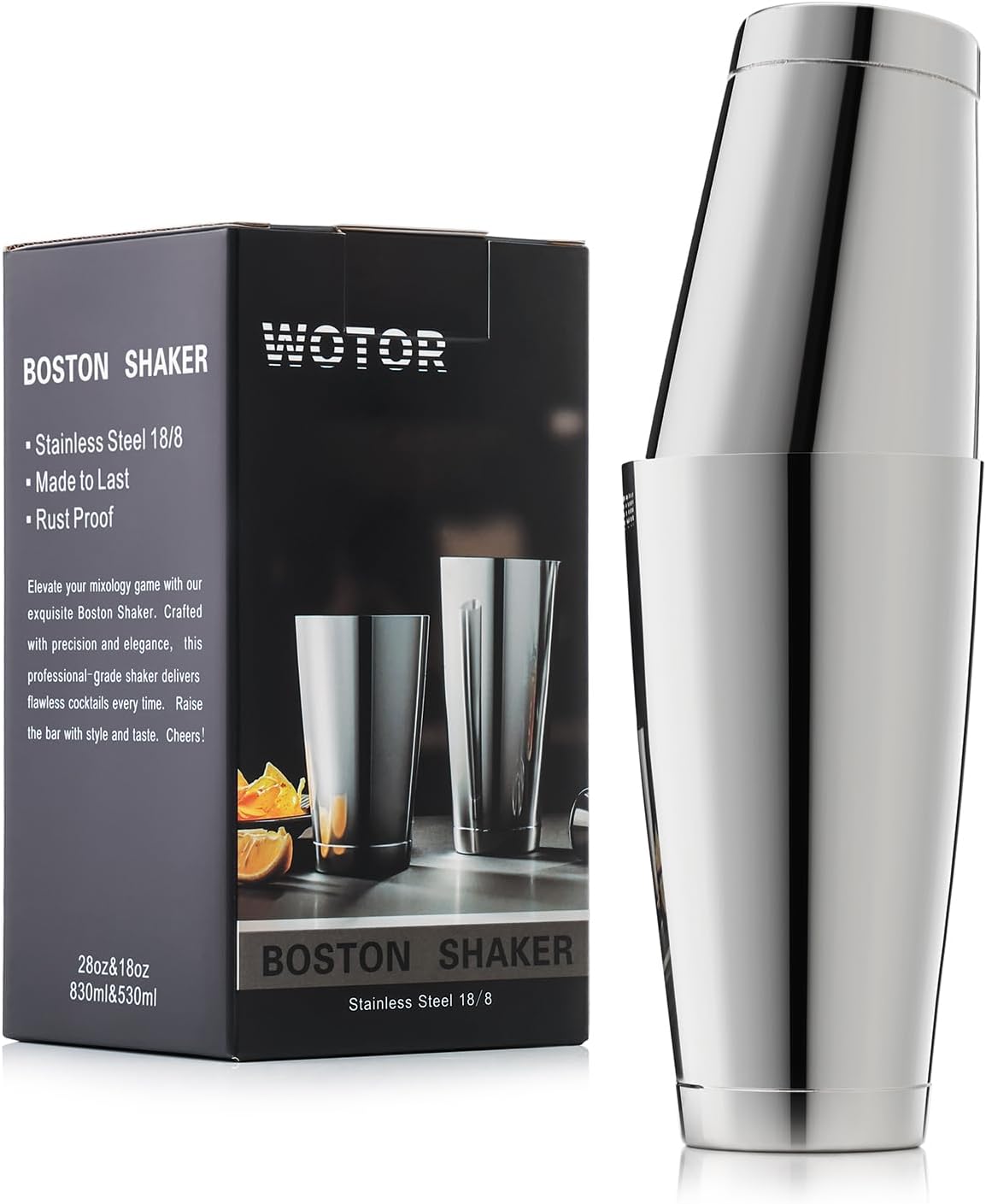 Boston Cocktail Shaker Set, 18 - Boston Shaker Set avis et prix