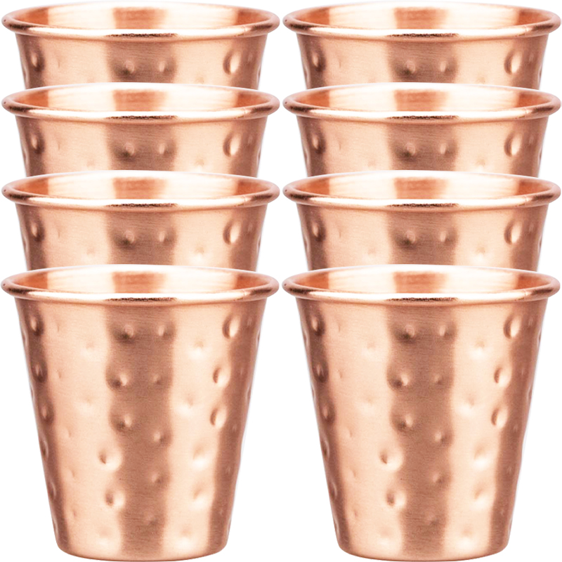 6cs 8Pcs New 100% Copper Cups  - Mule Copper Mug avis et prix