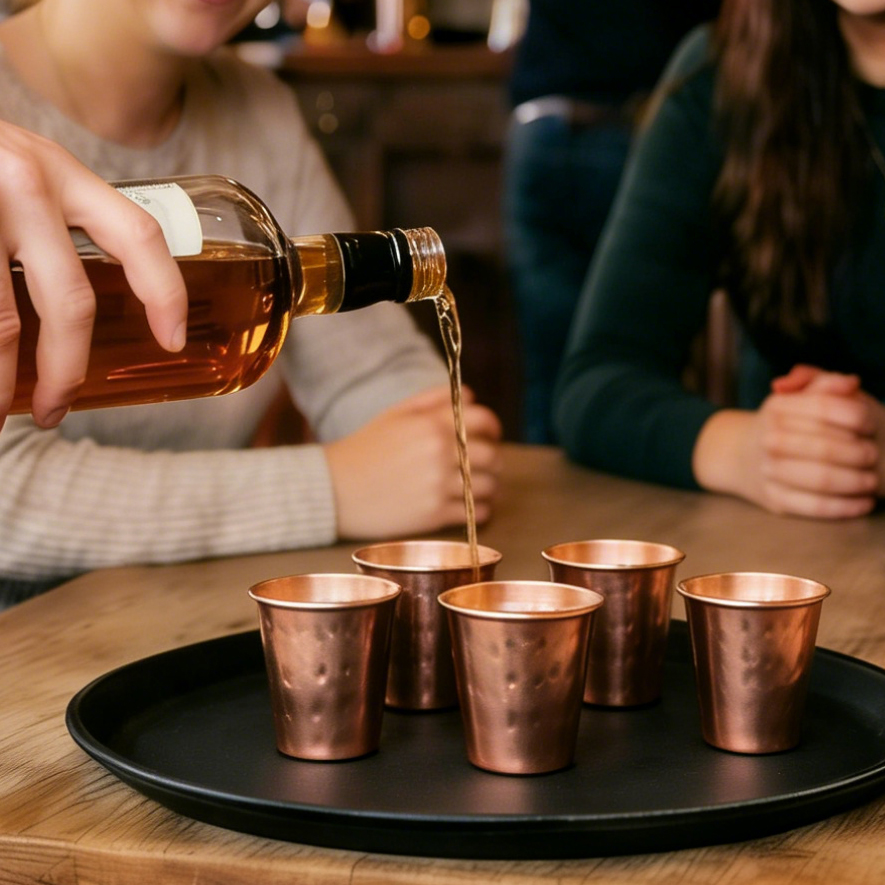 6cs 8Pcs New 100% Copper Cups  - Mule Copper Mug avis et prix