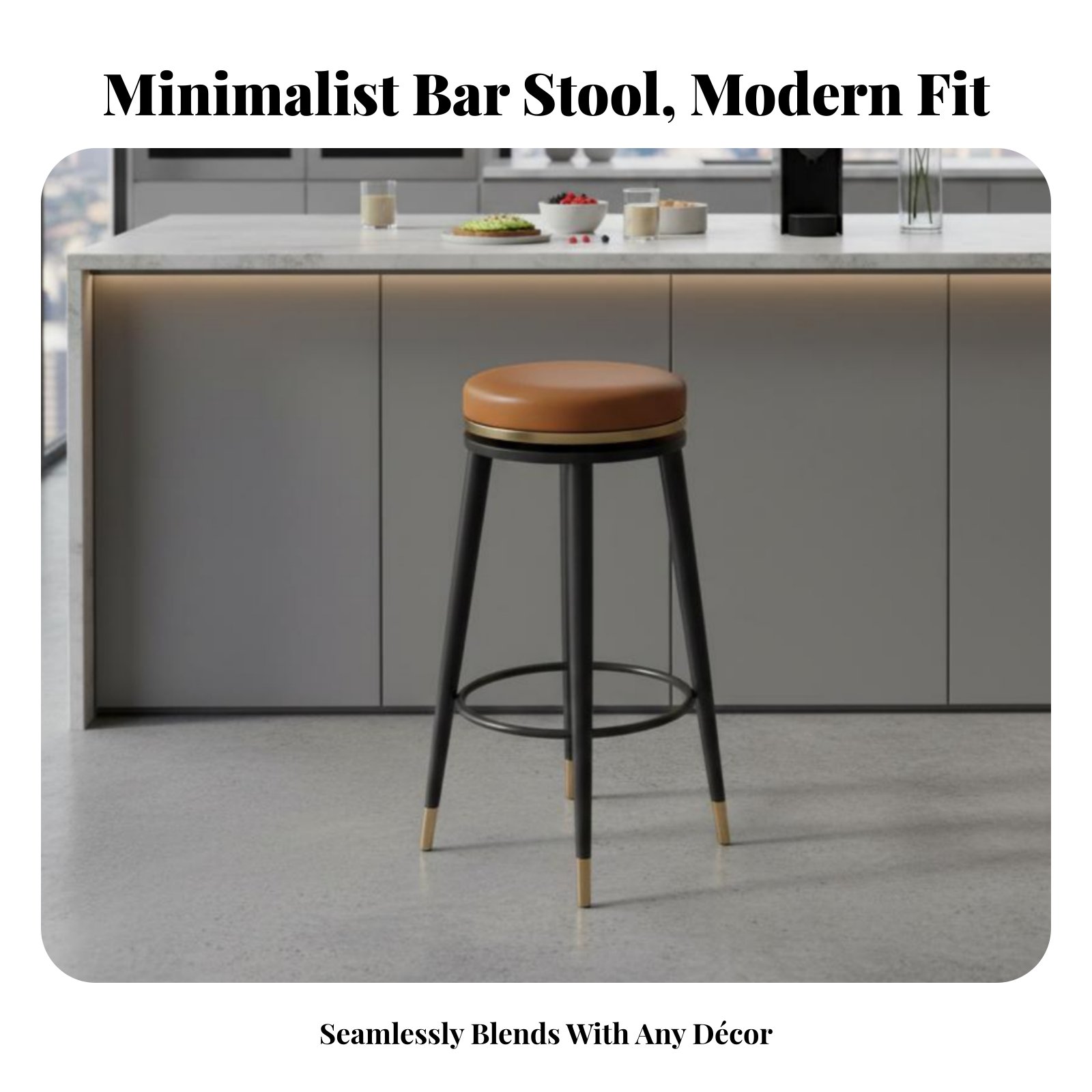 Padded Revolving Counter Stool - Home Bar Stools avis et prix
