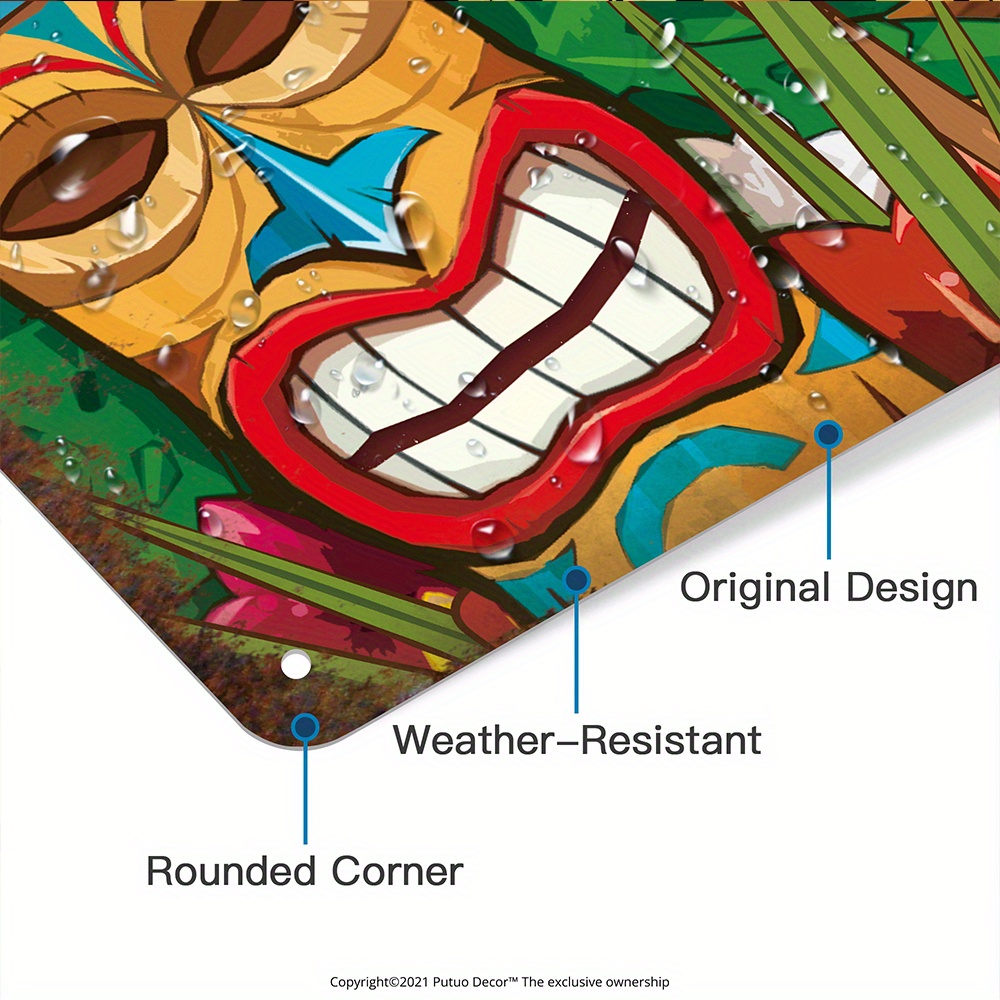 Custom  Decor Tiki Bar Sign, P - Home Bar And Restaurant avis et prix