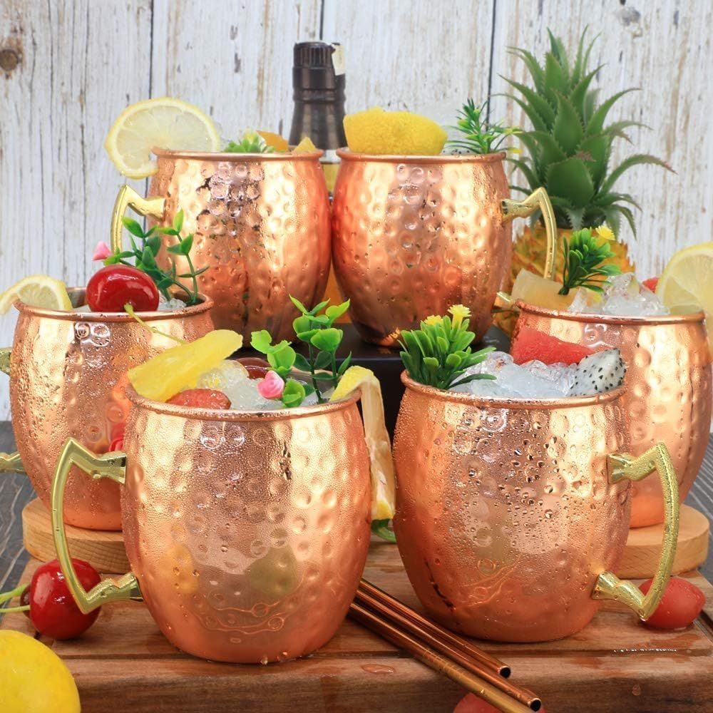 Moscow Mule Copper Mugs- Set o - Mule Copper Mug avis et prix