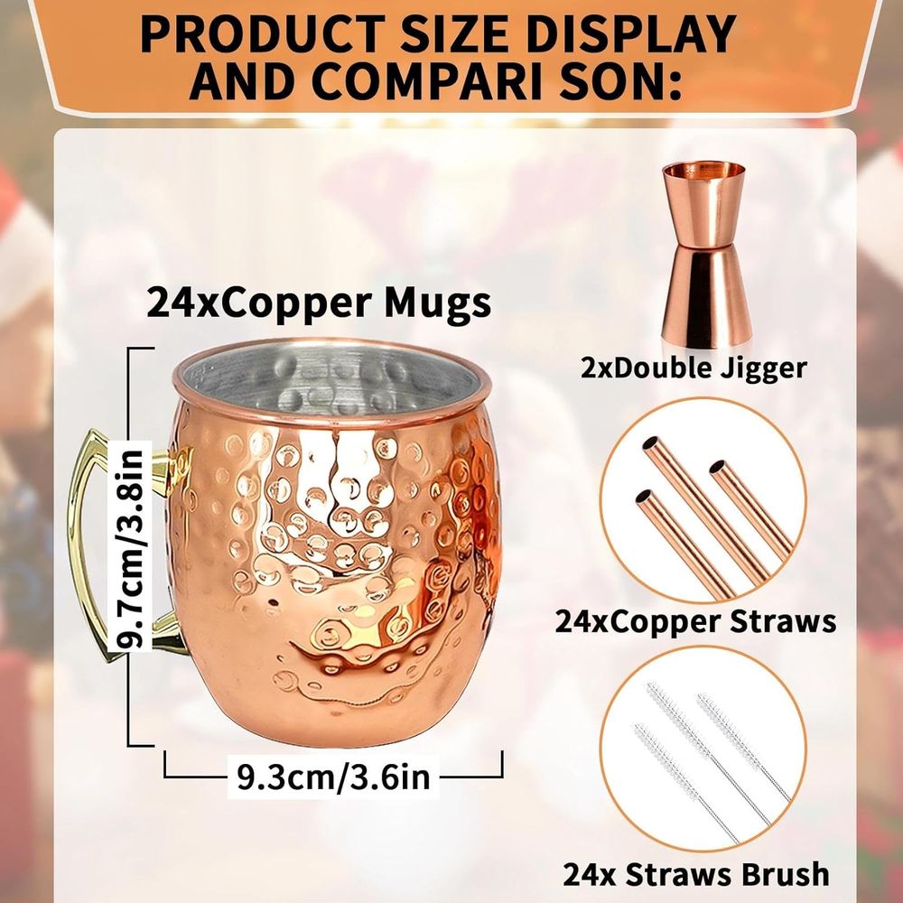 Moscow Mule Copper Mugs- Set o - Mule Copper Mug avis et prix