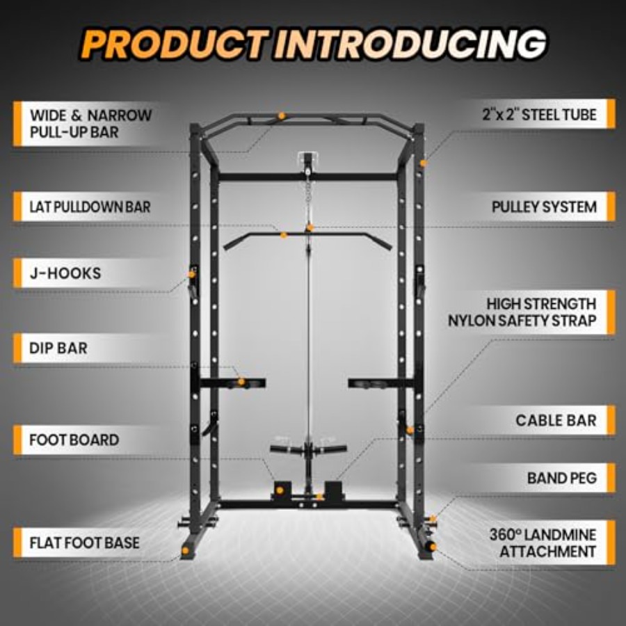 Home Gym Power Cage Heavy-Duty - Home Bar And Gym avis et prix