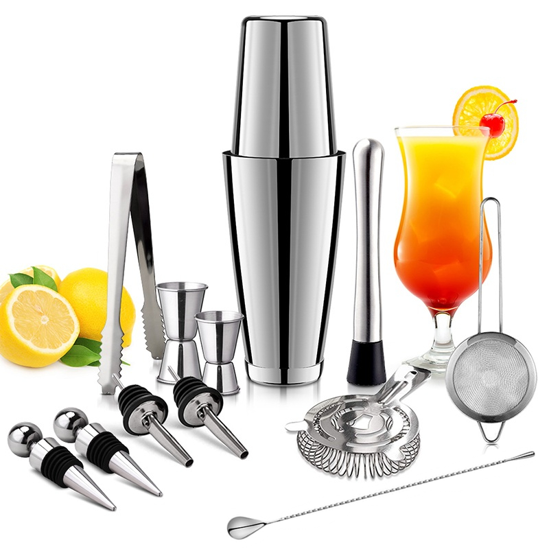 13Pcs/Set Stainless Steel Cock - Boston Shaker Set avis et prix