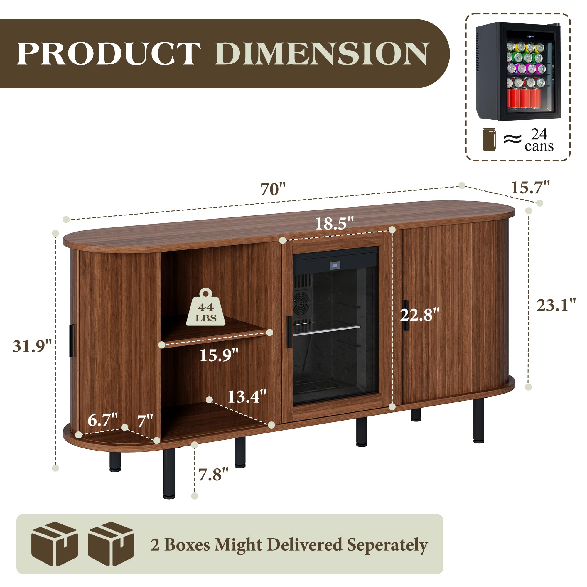 70 Inch Coffee Bar Cabinet Wit - Home Bar And Fridge avis et prix
