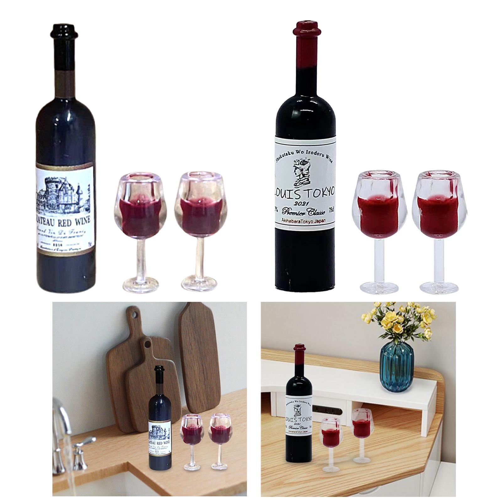 1/12 Scale Dollhouse Wine Bott - Home Bar Supplies avis et prix