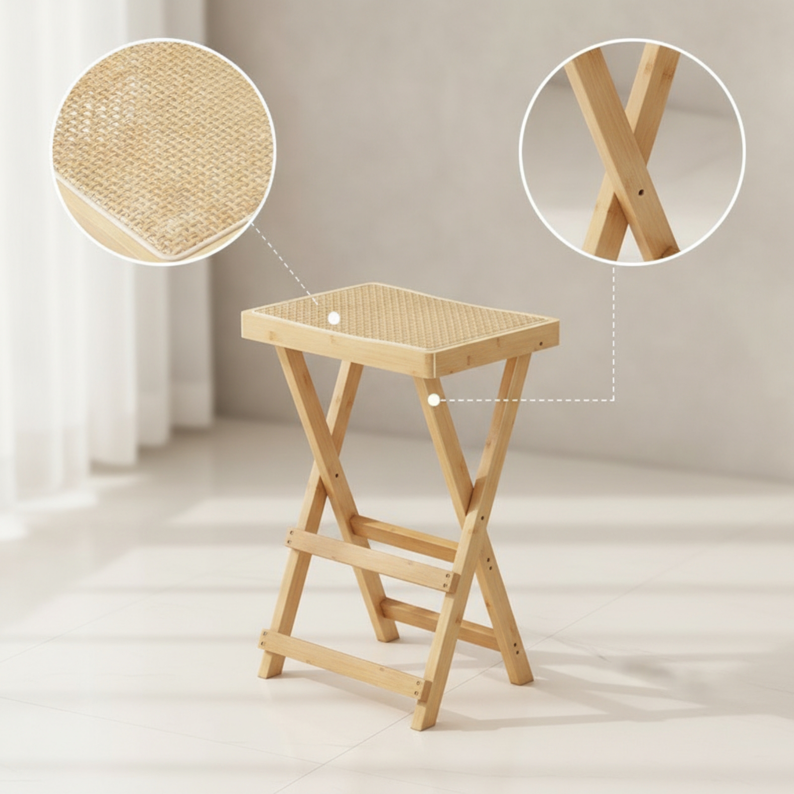 Folding Bar Stool Foldable Bam - Home Bar Stools avis et prix