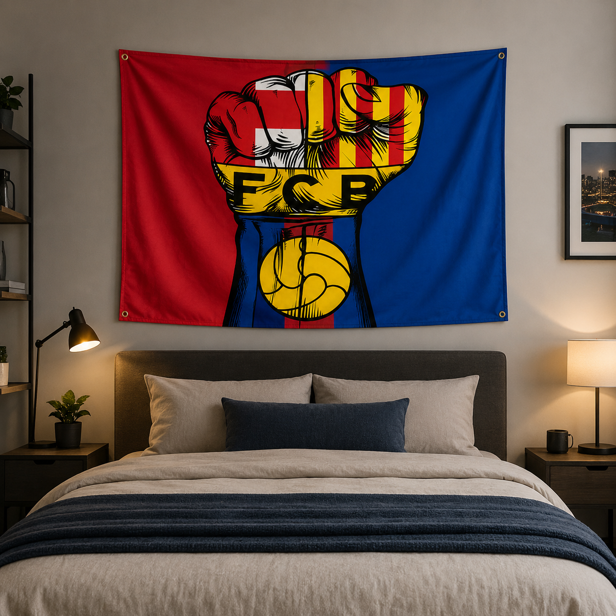 Barcelona Theme Backdrop Tapes - Home Barcelona avis et prix