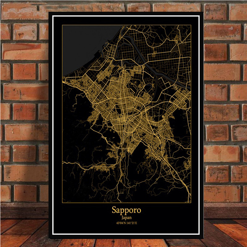 Poster Prints Amsterdam Tokyo  - Home Barcelona avis et prix