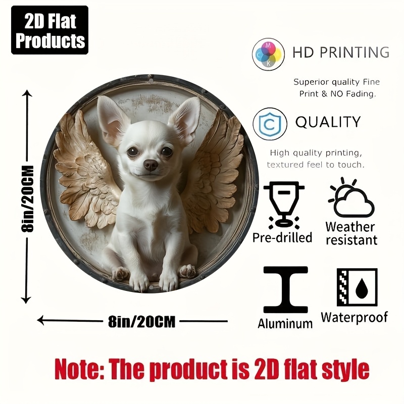 2D Flat, 1pc, Chihuahua Theme, - Home Bar And Coffee avis et prix