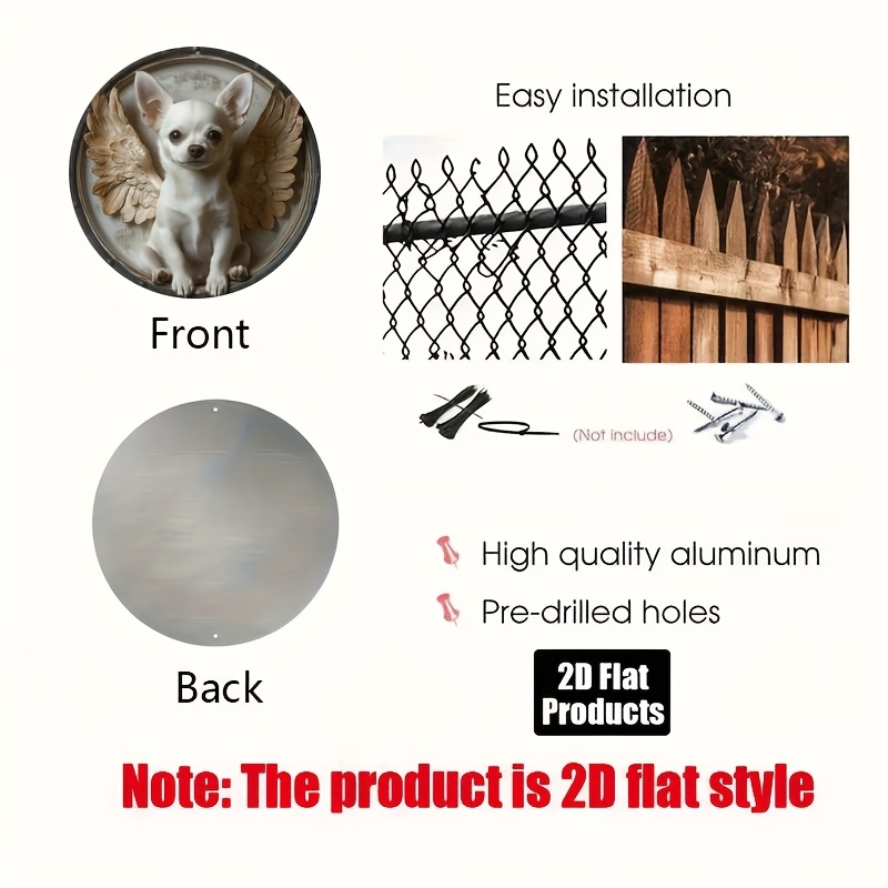 2D Flat, 1pc, Chihuahua Theme, - Home Bar And Coffee avis et prix