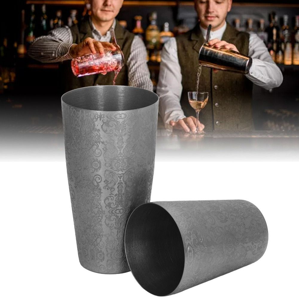 2 Piece Set Etched Pattern Bos - Boston Shaker Set avis et prix