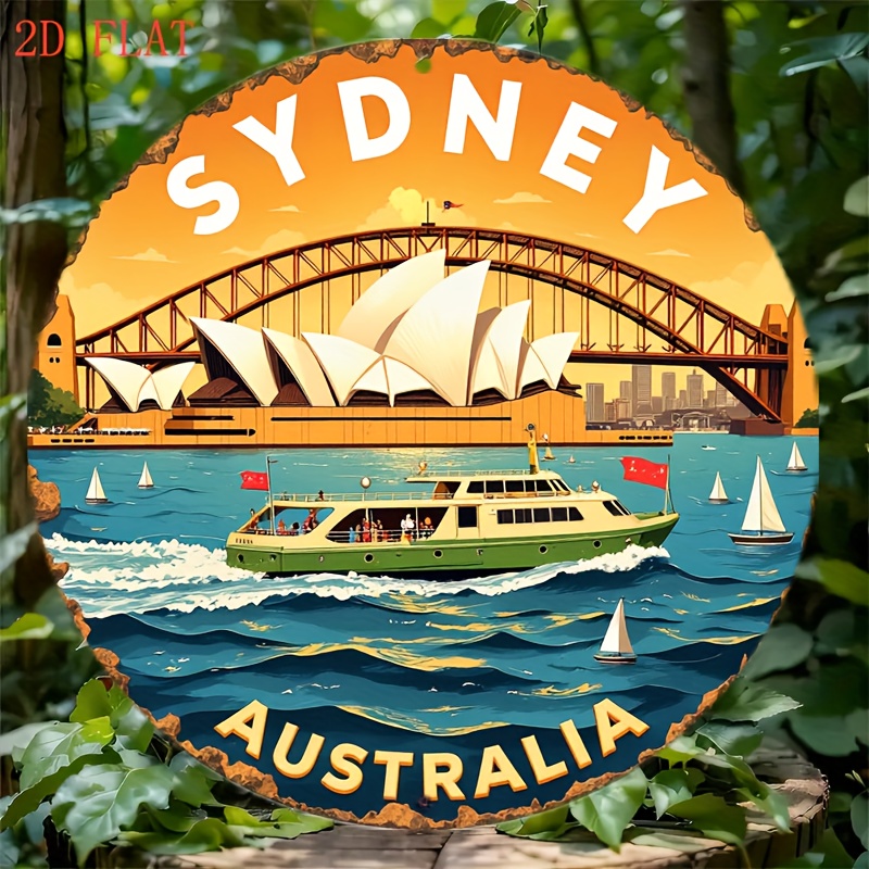 2D Metal Sign Sydney Australia - Home Bar Sydney avis et prix