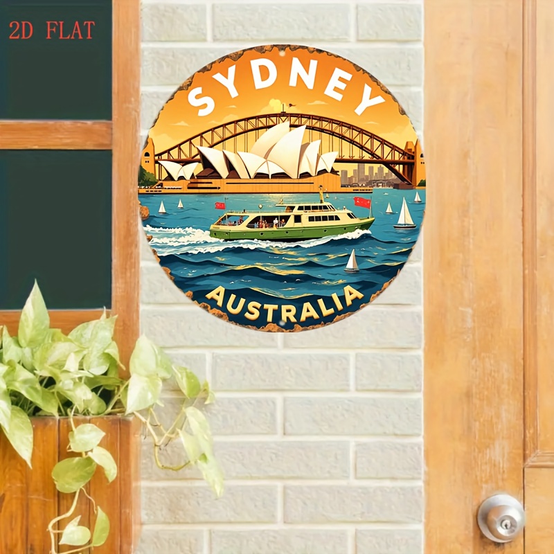2D Metal Sign Sydney Australia - Home Bar Sydney avis et prix