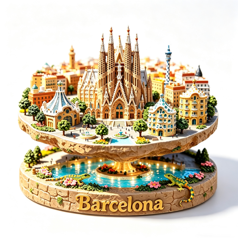 Spain Metal Fridge Magnets Bar - Home Barcelona avis et prix