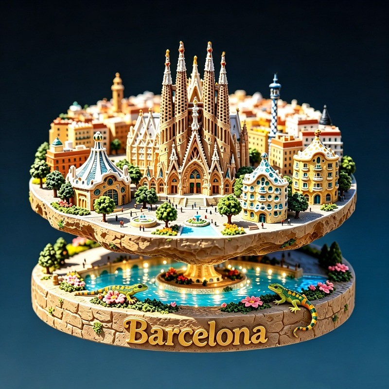 Spain Metal Fridge Magnets Bar - Home Barcelona avis et prix