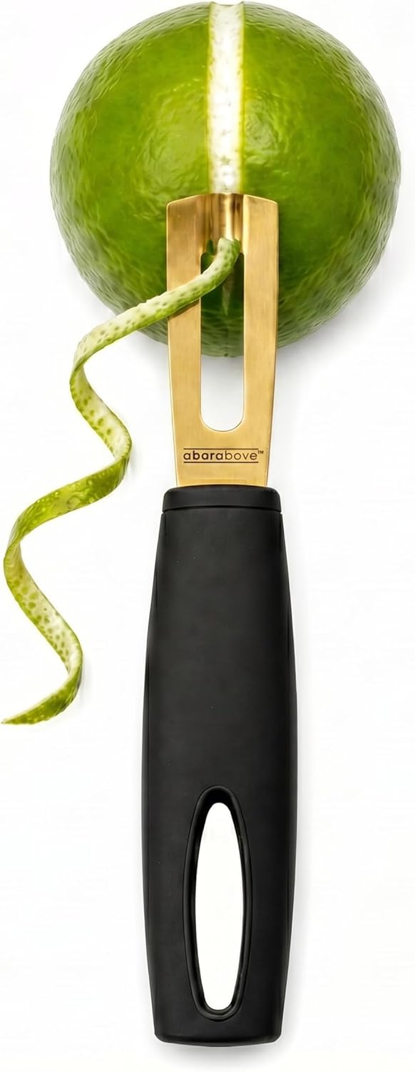 Black Handle Gold Blade Channe - Peeler Channel Knife avis et prix