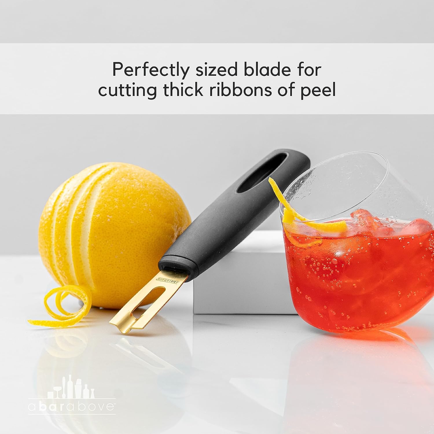 Black Handle Gold Blade Channe - Peeler Channel Knife avis et prix