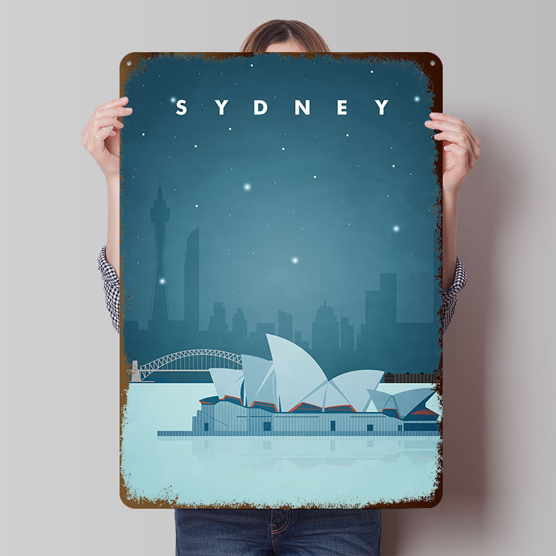 Sydney Travel Poster Customize - Home Bar Sydney avis et prix