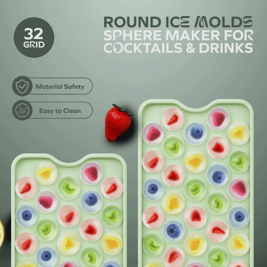 Round Ice Ball Mold Tray 1 Pac - Ice Mold Sphere avis et prix