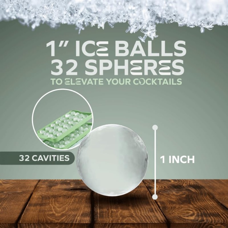 Round Ice Ball Mold Tray 1 Pac - Ice Mold Sphere avis et prix