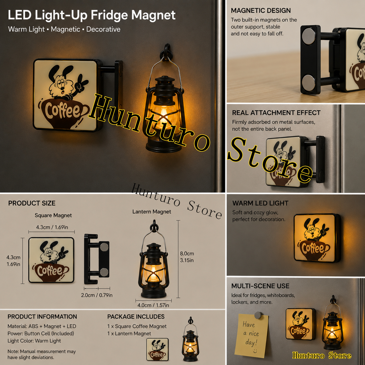 LED Coffee Bar Fridge Magnet w - Home Bar And Fridge avis et prix