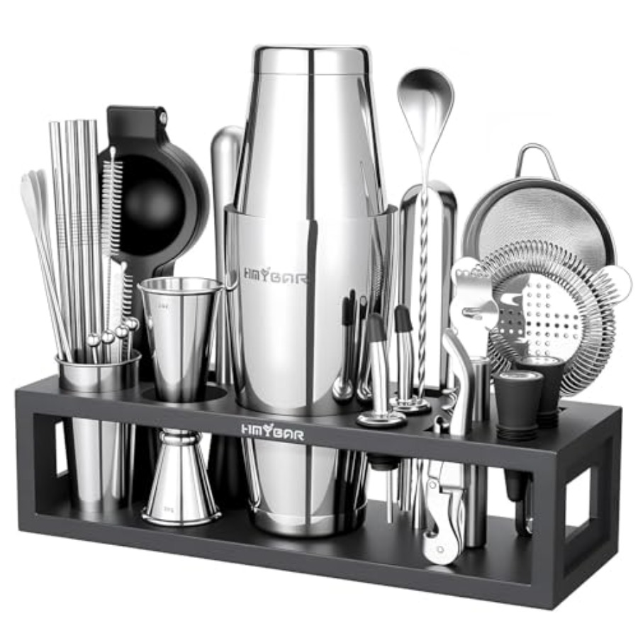 ® Bartender Kit with Bamboo St - Boston Shaker Set avis et prix