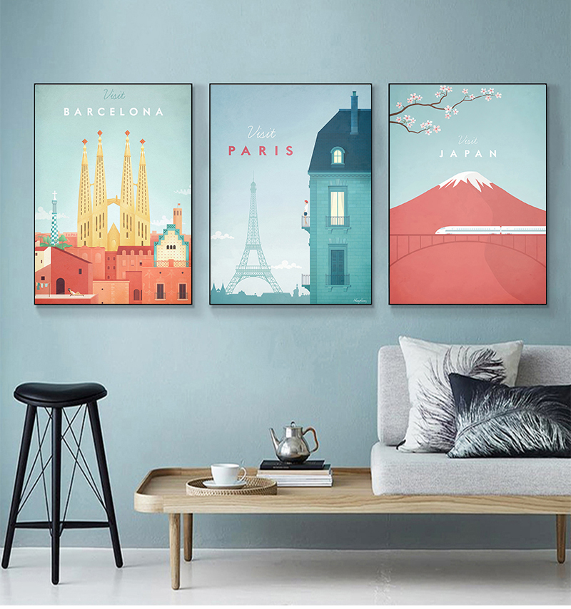 Cartoon Cute City Landscape Pa - Home Barcelona avis et prix